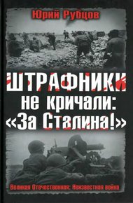 Обложка книги Штрафники не кричали: «За Сталина!»