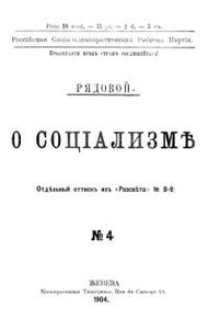 О социализме