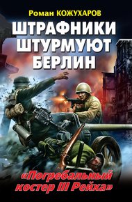 Обложка книги Штрафники штурмуют Берлин. «Погребальный костер III Рейха»