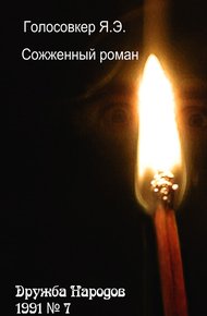 Обложка книги Сожженный роман