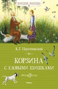 Обложка книги Корзина с еловыми шишками