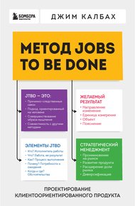 Обложка книги Метод Jobs to Be Done. Проектирование клиентоориентированного продукта